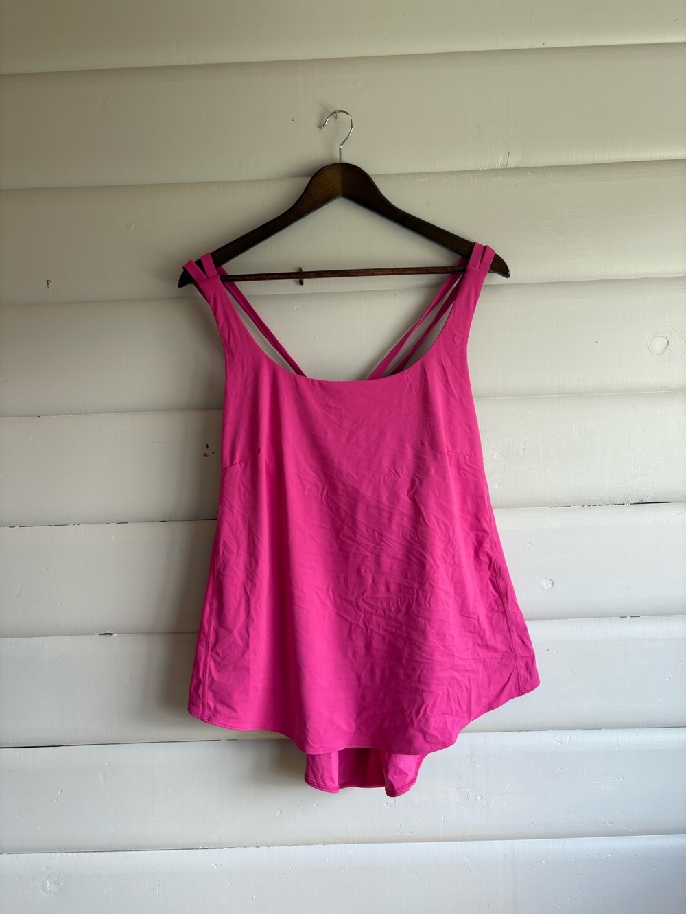 Halara 1X Hot Pink Built-In Bra Active Tank Top Workout Athletic Plus Size